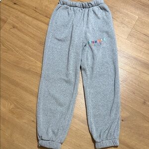 Ciso Heather Gray Joggers with Multicolor Logo